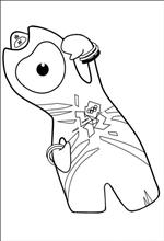 coloring page mascotte